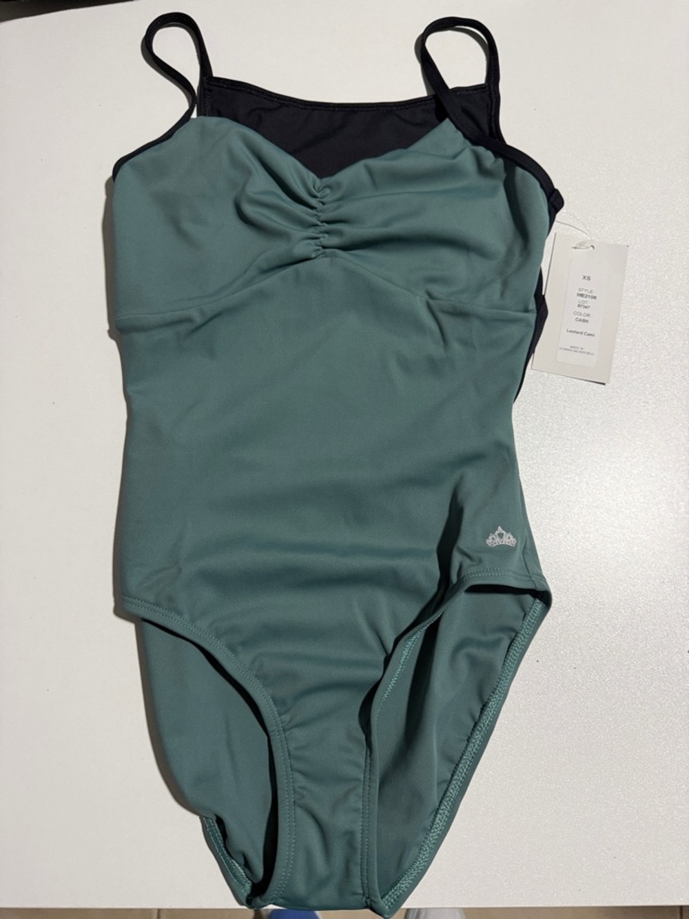 Classic Sage Green One-Piece Leotard